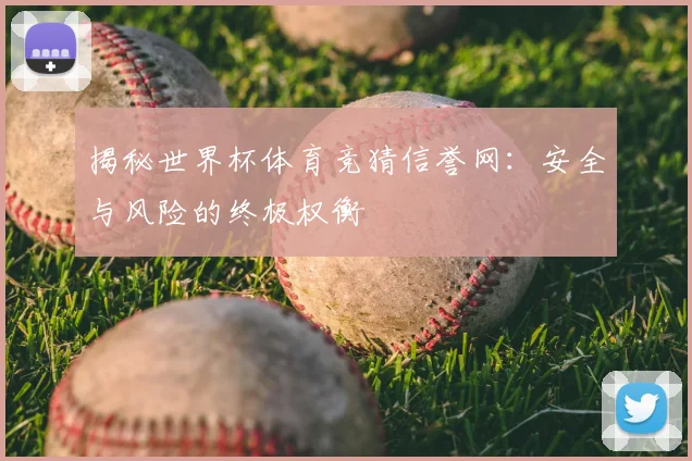 揭秘世界杯体育竞猜信誉网：安全与风险的终极权衡